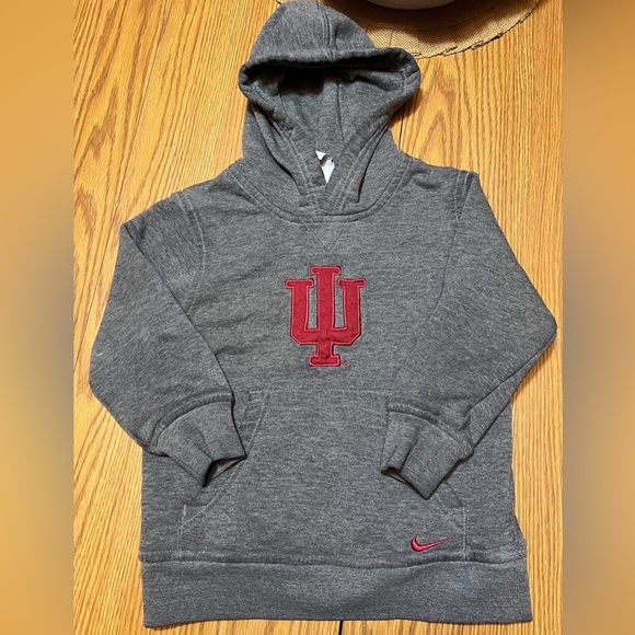 Nike Other - Nike Indiana University Hoosiers Gray Hoodie Size 4T